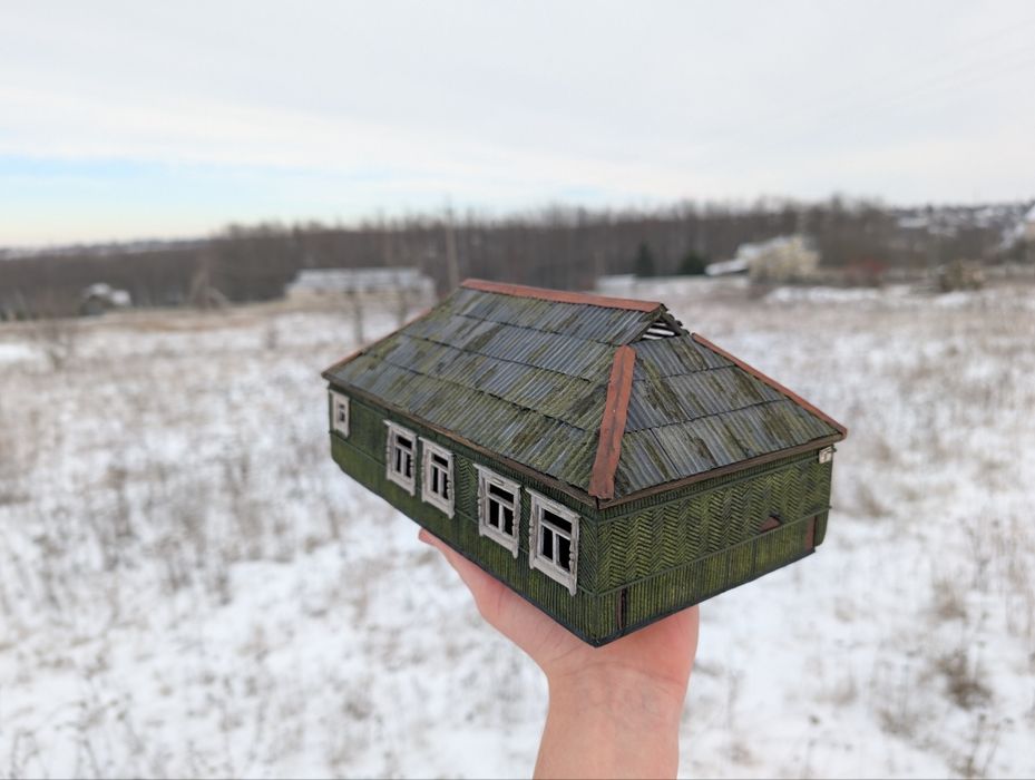 Создаю здания, диорамы, макеты на заказ по фото или воспоминаниям