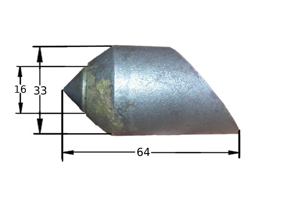 BR4 Zęby do rozwiertaków Ditch Witch Vermeer, spieki 37 zł