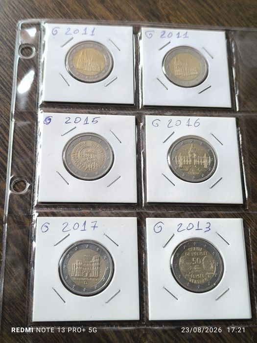 Moedas de 2 euros