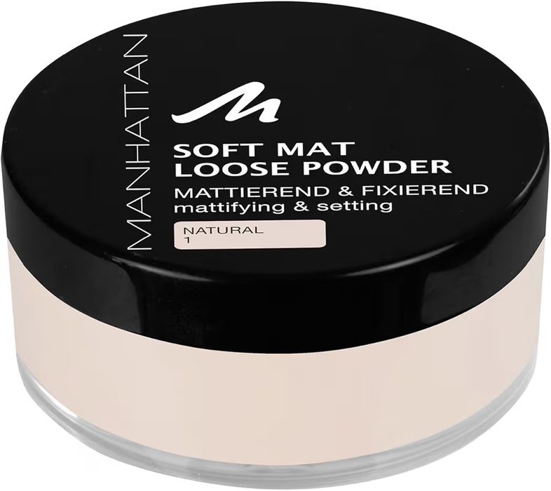 Manhattan Soft Mat Loose Powder Puder, 1 Natural