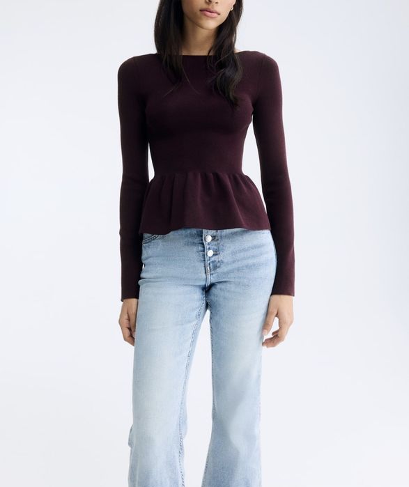 Кофта h&m з баскою