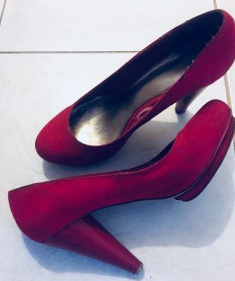 Szpilki Zara 38 malinowe