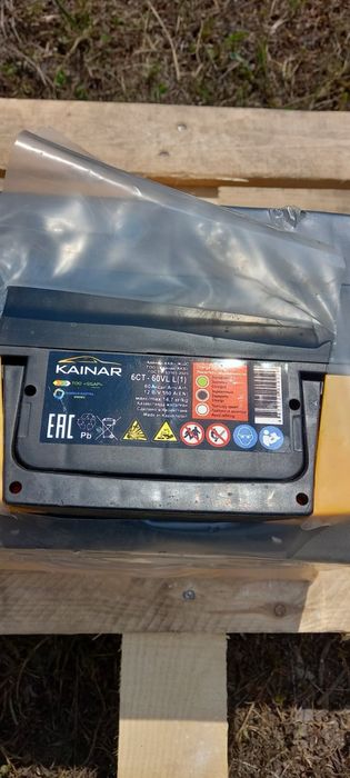Продам новий Автомобільний акумулятор 60Ah KAINAR (-/+) EN550 242x175x190