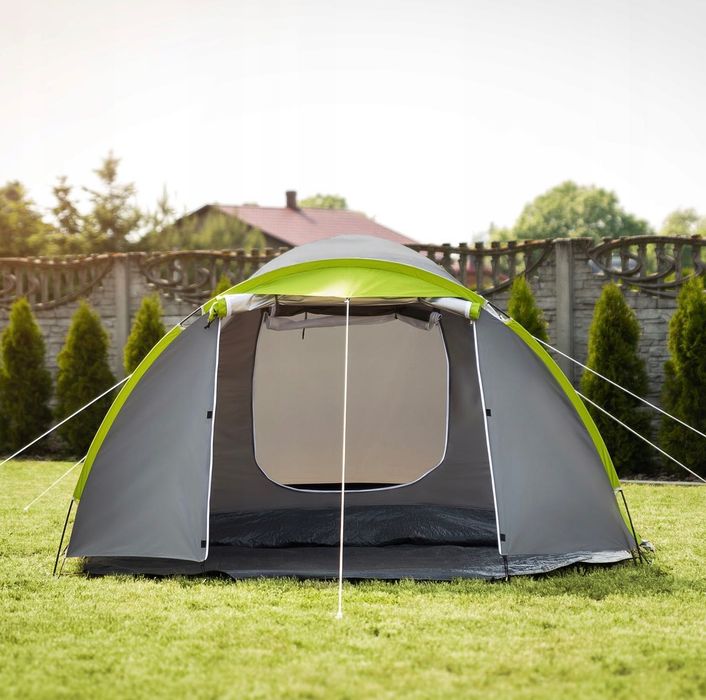 Namiot TURYSTYCZNY 4 os Rodzinny KEMPINGOWY Iglo Wodoodporny 225 cm