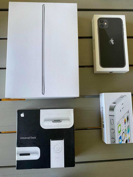 caixas iphone e ipad