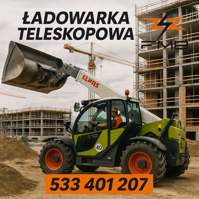 Usługi Koparka |  Ładowarką teleskopową | Ziemne