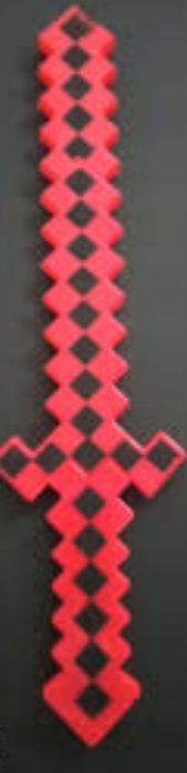 Czerwony Miecz zabawka efektami Zabawka