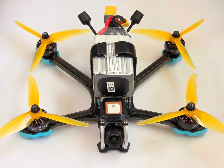 FPV дрон (квадрокоптер) Mark-5 DC O3 Air Unit, ELRS GPS, Цифра DJI O3 або DJI O4 Pro