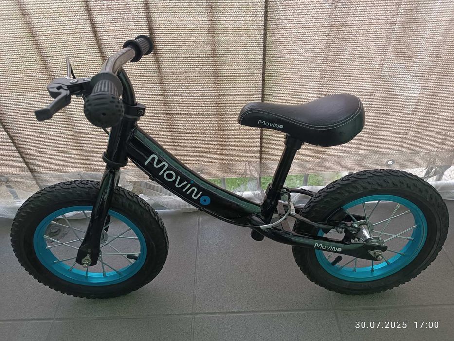 Rowerek biegowy movino/cariboo adventure pompowane koła i hamulec