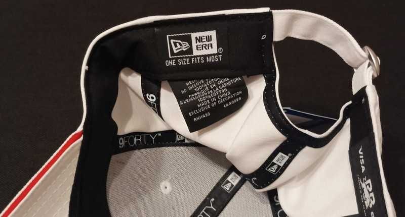 Oryginalna czapka z daszkiem F1 Visa Cash App RB New Era biała