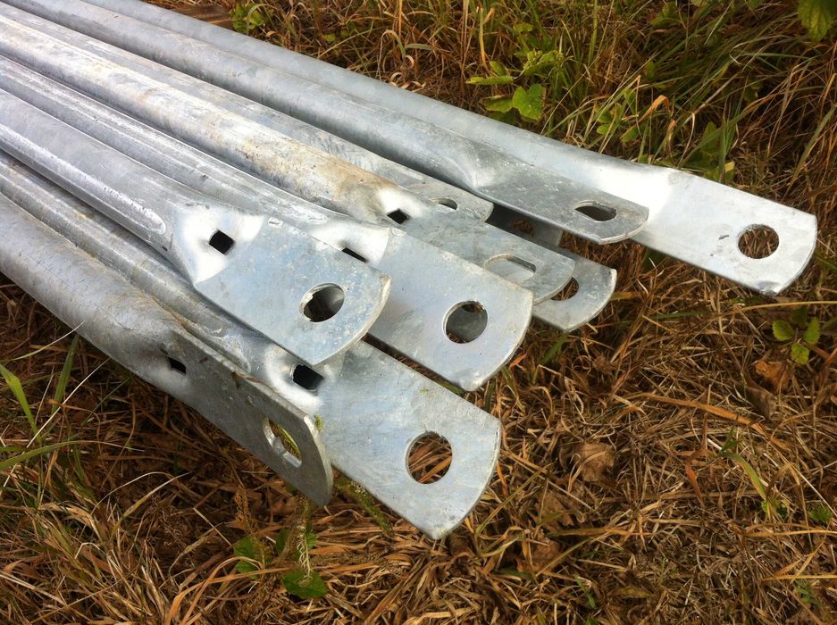 NOWE Rusztowanie elewacyjne 51m2 Rusztowanie 5x10m Podesty stalowe 2,5