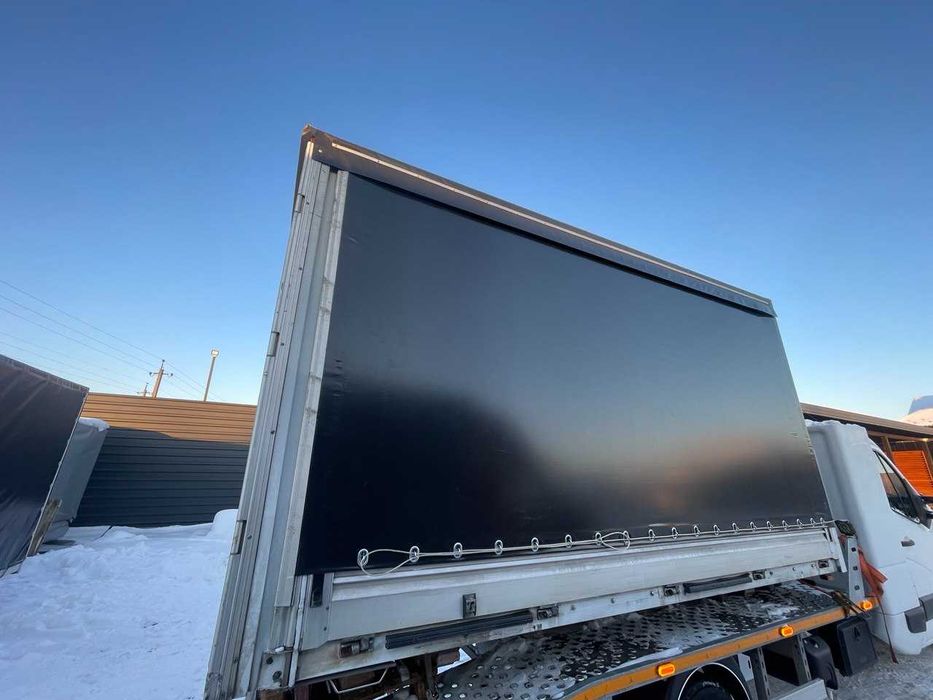 Будка, кузов бортовий-тентований з дверима та дві бічні штори