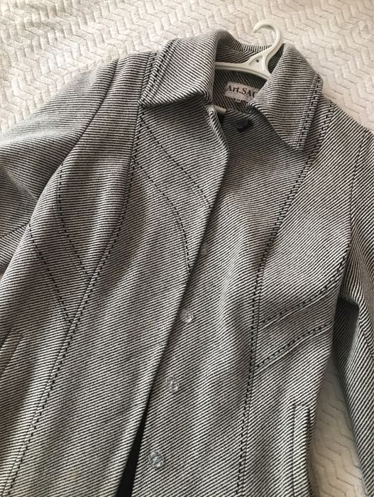 Сіре пальто 54 розміру