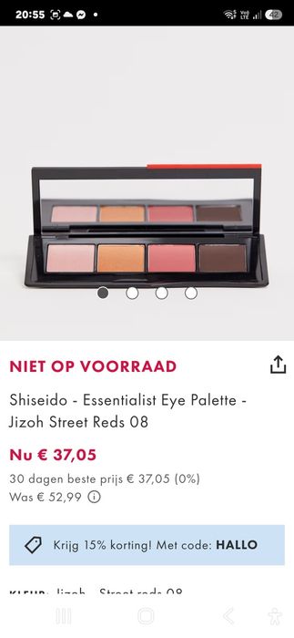 Shiseido cienie do powiek