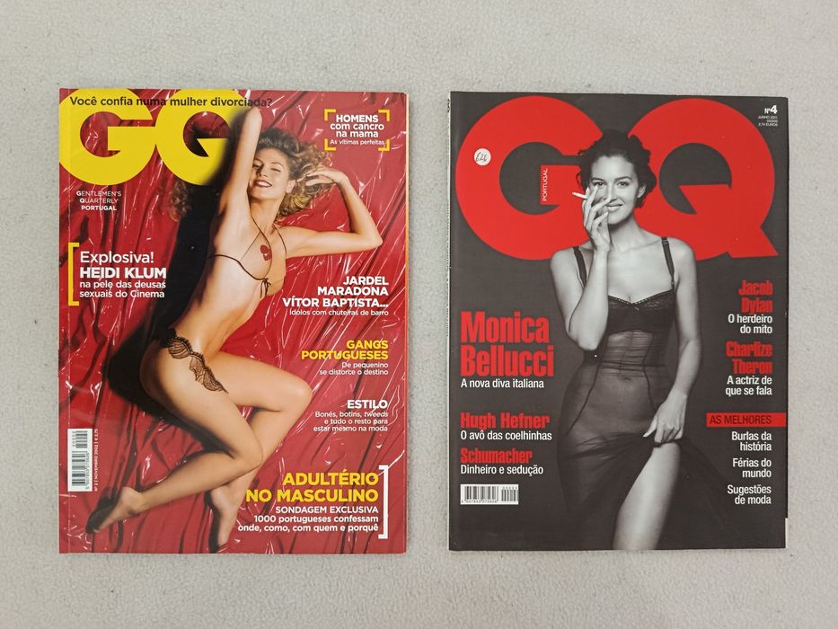 Lote  de  11  Revistas ( GQ )  impecáveis