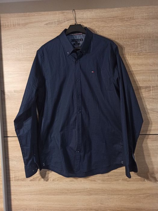 Koszula TOMMY HILFIGER XXL Slim Fit Stretch Nowa