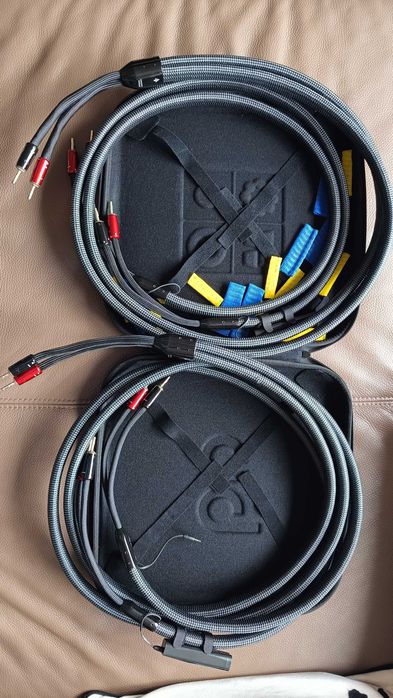 Dragon kable głośnikowe, najwyższa klasa , 2 x 2,5 m, wersja bi-wiring, wtyki bananowe