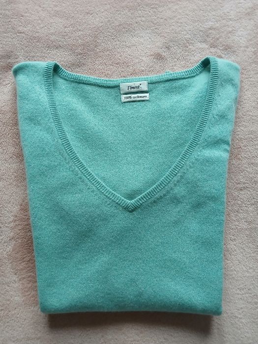 Джемпер кашеміровий бірюзовий.