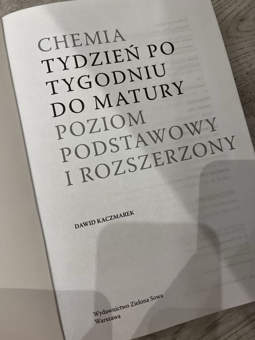 Chemia niezbędnik maturzysty Dawid Kaczmarek