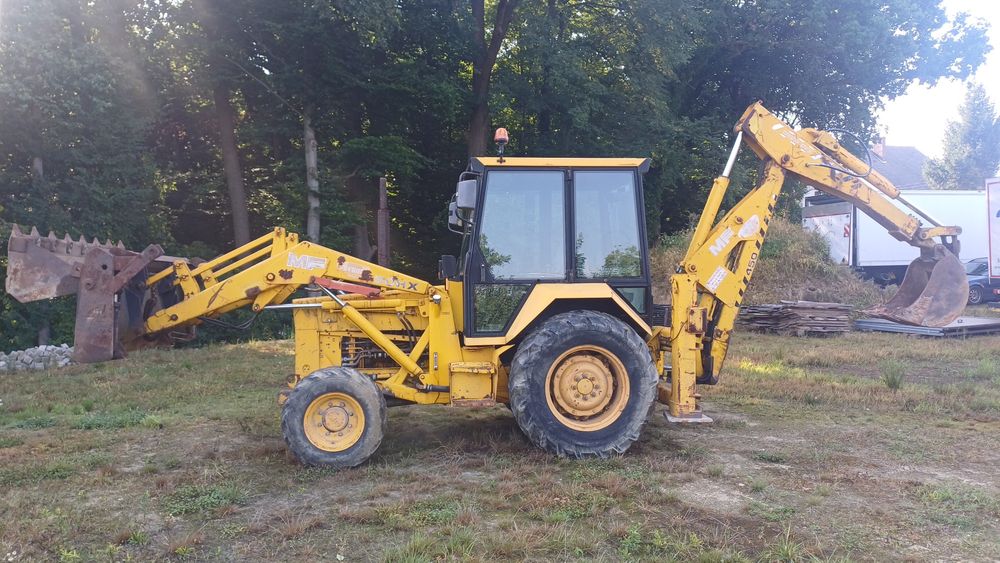 Koparko ładowarka mf massey ferguson 50 hx 4×4 jak jcb caterpilar new holand