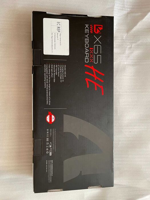 Klawiatura Attack Shark X65 HE Rapid Trigger 8kHz/128kHz biała