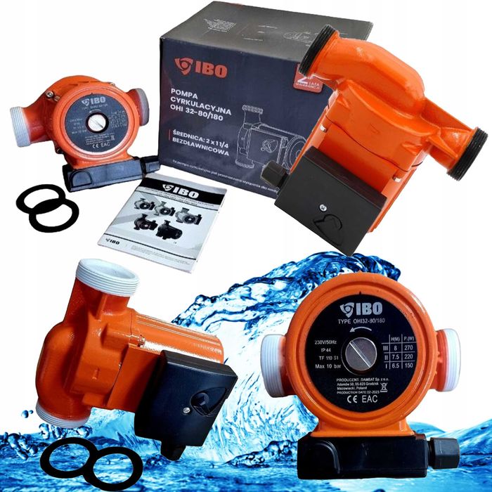 Pompa obiegowa DO CENTRALNEGO IBO OHI 32-80/180 Profesjonalna! Hit!