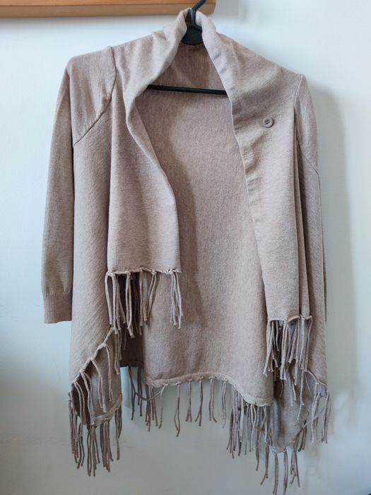 Ponczo sweter kardigan rozmiar S/M