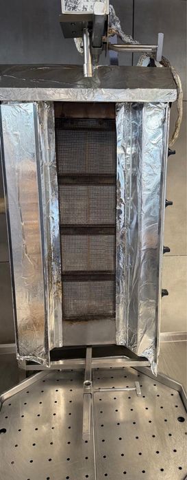 Gyros grill opiekacz gazowy do kebaba 4 palniki