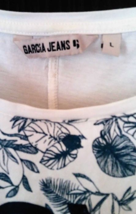 Bluzka bawełniana t-shirt Garcia Jeans L