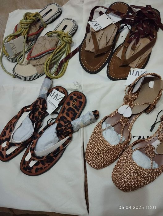 Женская летняя обувь ЗАРА