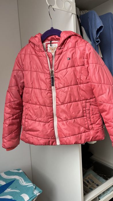 Kurtka kurteczka Tommy Hilfiger 6 lat różowa