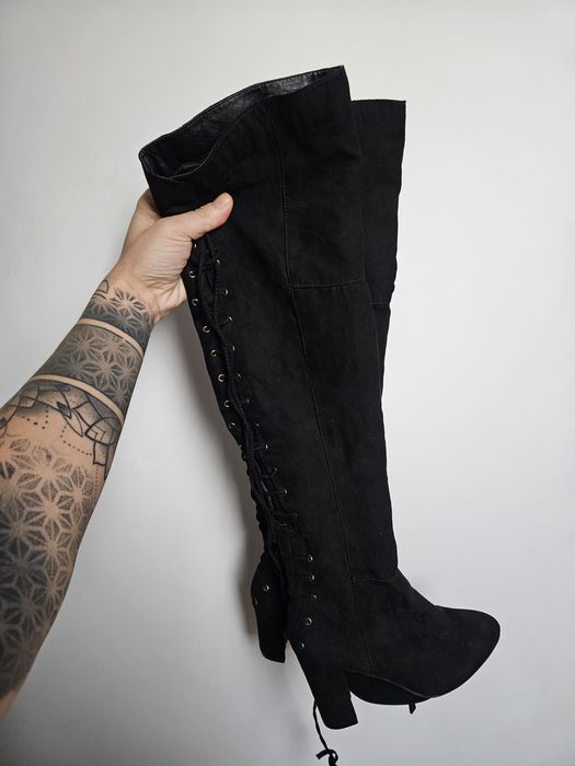 Nowe kozaki sznurowane Jenny Fairy