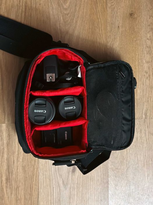 Canon 2000D + 2 Lentes (18-55mm e 75-300mm) + 128GB