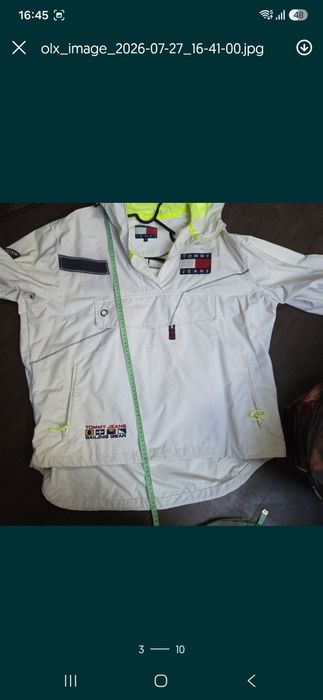 Tommy jeans wiatrowka deszczówka kurtka 38 M