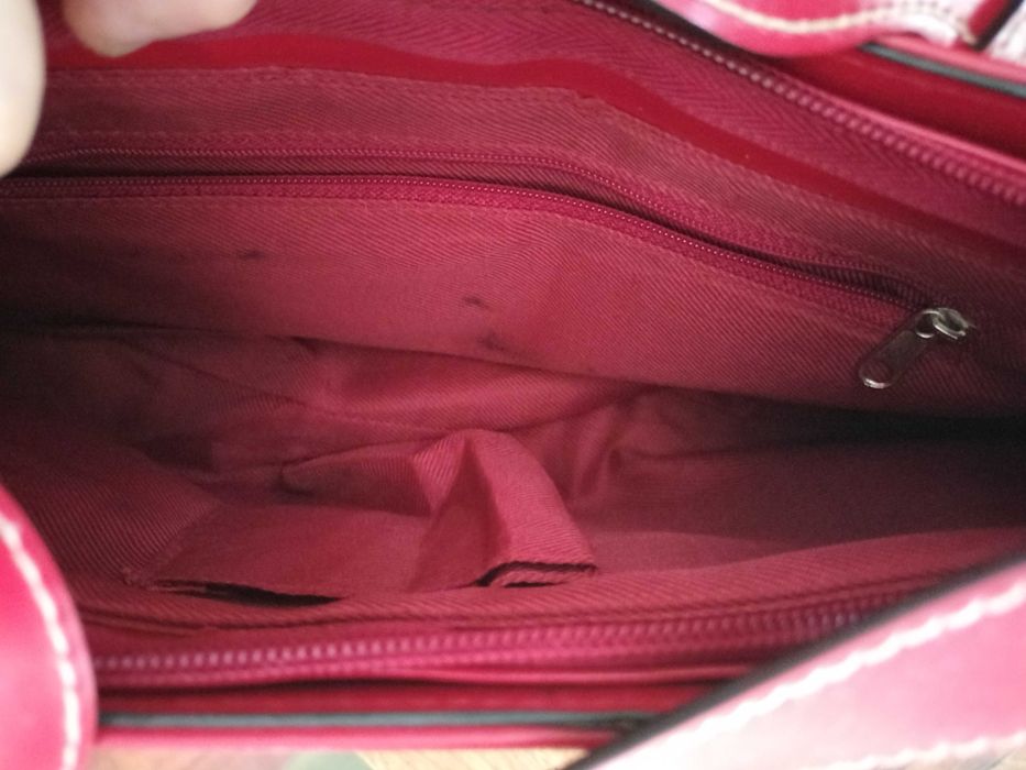 Carteira de tiracolo, vermelha