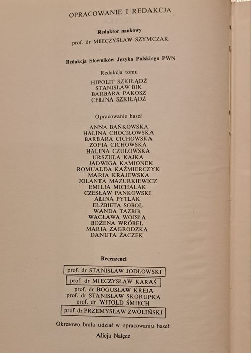 Słownik języka polskiego III tomy