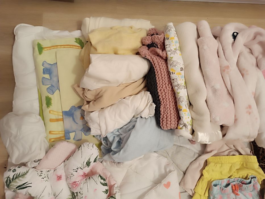 MEGA PAKA niemowlaka kołdra poszewki kocyki grzechotki przytulanki 67s