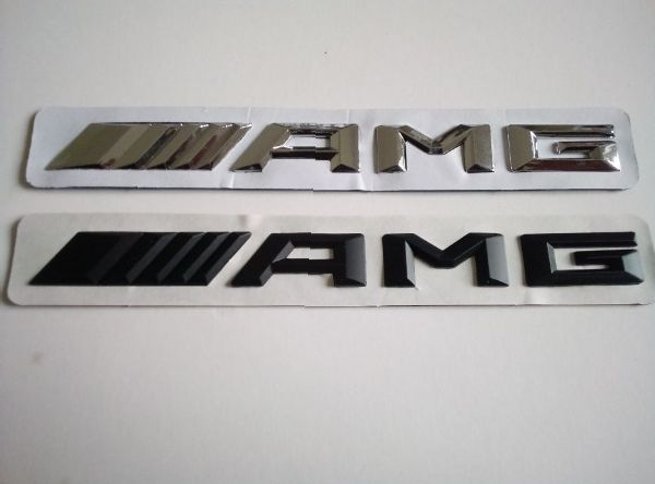 Conjunto de 4 emblemas simbolo kit AMG mercedes