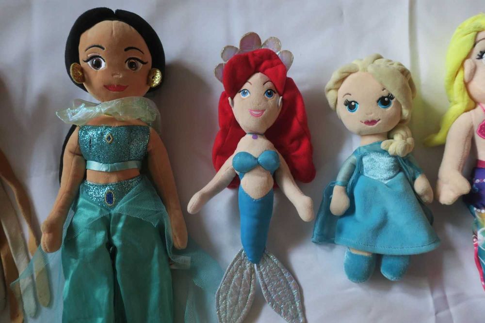 Lalka Anna Elsa Kraina Lodu Syrenka Arielka Jasmina Roszpunka