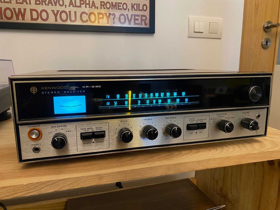 Receiver stereo vintage Kenwood KR 3130