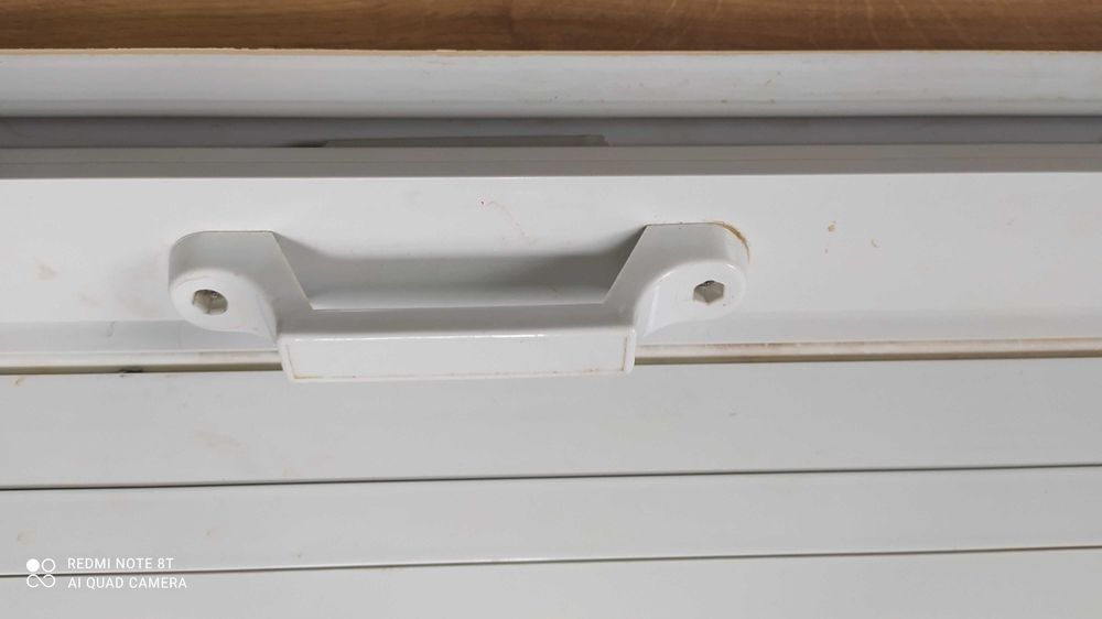 Drzwi harmonijkowe białe