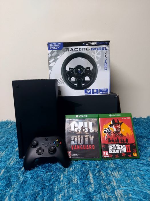 Xbox series x 1T + jogos+ volante