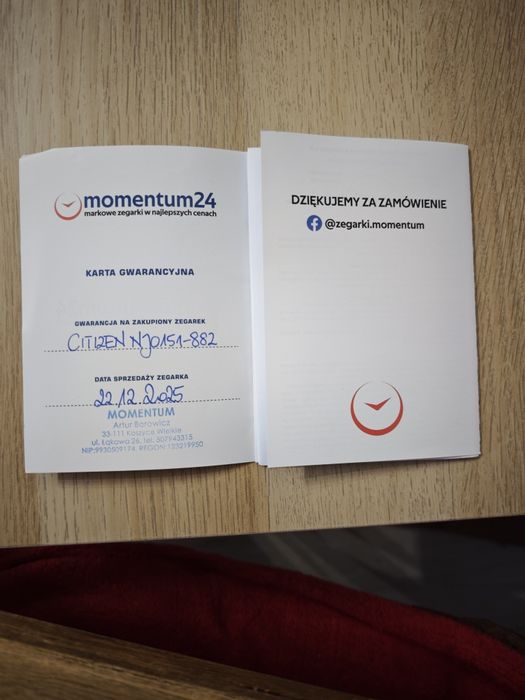 Citizen Tsuyosa pomarańczowy