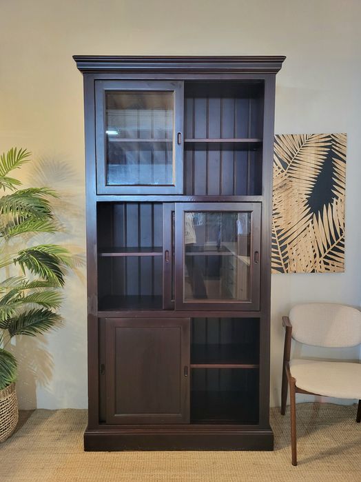 armario, vitrine, louceiro, estante, livreiro, rustico