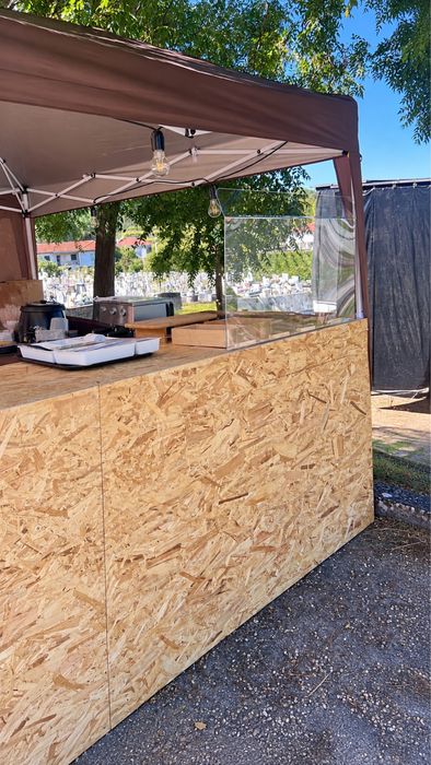 Tenda quiosque dobrável para eventos