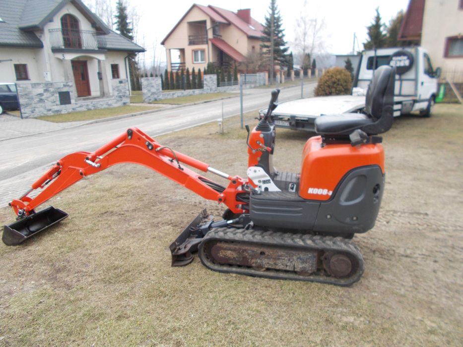 pożyczę minikoparkę kubota k008-3
