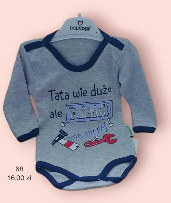 Body z długim rękawem - rozmiar 68