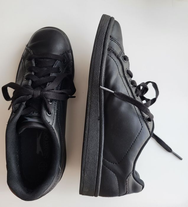 Sapatilhas Slazenger couro pretas 37.5