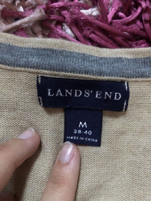 Camisa de malha da Lands’s End