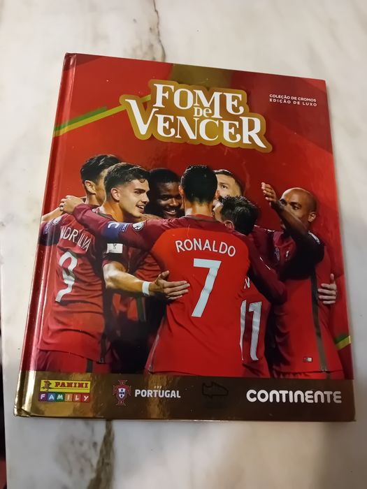 Caderneta Selecção Portugal Panini Fome de Vencer